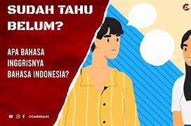 Sudah Cerai Bahasa Inggrisnya